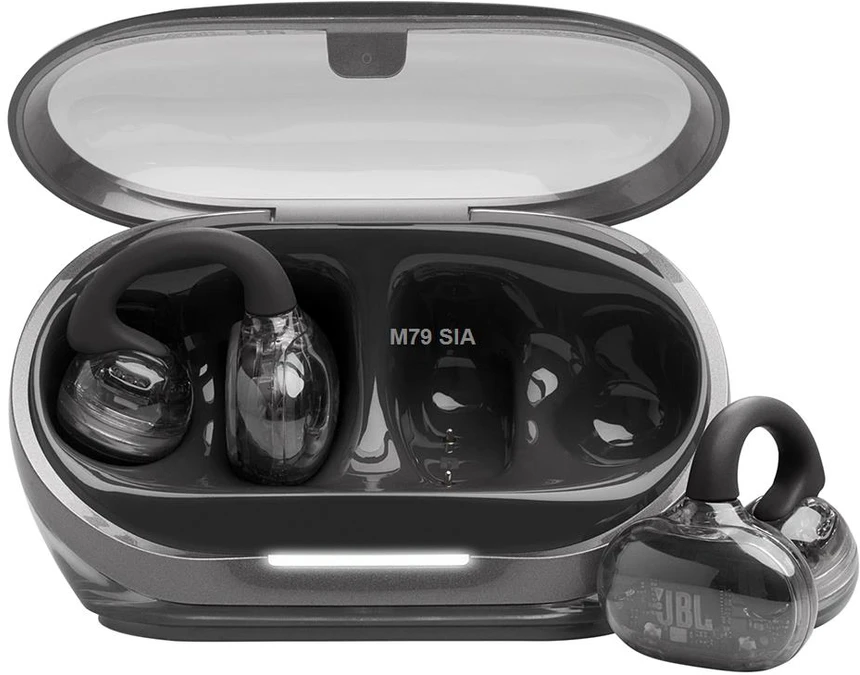 JBL Soundgear Clips belaidės open ausinės, juodas