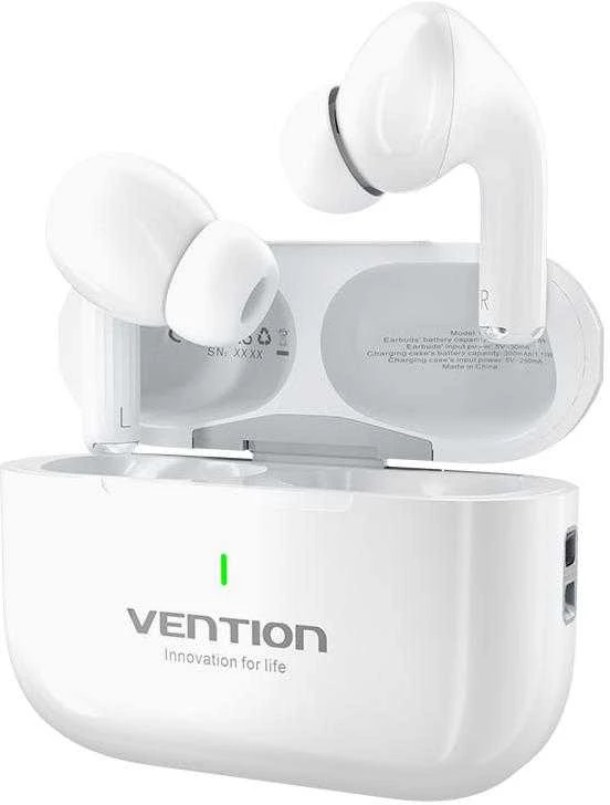 Vention Echo Lite E11 ausinės su atidarytu įkrovimo dėklu
