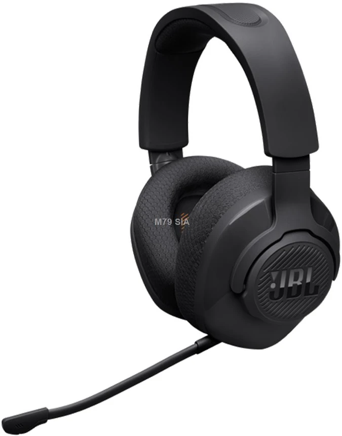 Belaidės ausinės JBL Quantum 360, juodos spalvos