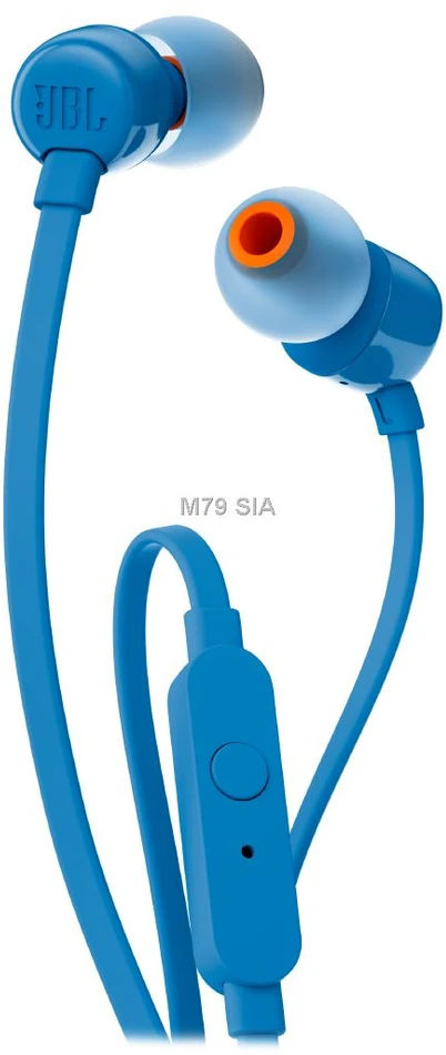 JBL T110 mėlynos ausinės