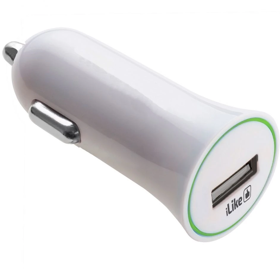 iLike ITC01 USB 1A Ligzdas Universāls lādētājs visām mobilajām un Mājas elektronikas ierīcēm 4.7-5.2V Balts