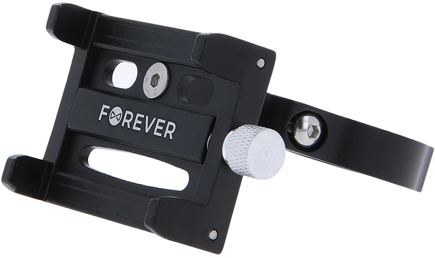 Forever Outdoor reguliuojamas aliumininis telefono laikiklis BH-300 juodas