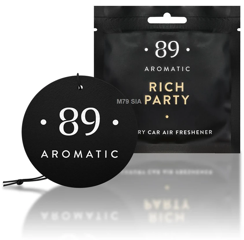 Aromatic 89 Kabinamas popierinis oro gaiviklis Rich Party (greipfruto, jazmino ir santalo kvapo)