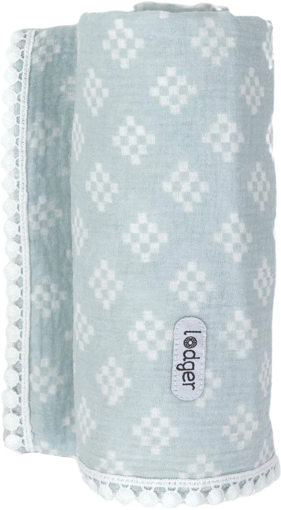 AutoTune Lodger Swaddle Tribe Muslin cotton diaper 120x120 cm Ice Flow SWT 105