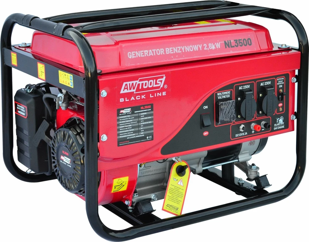 AW-Tools Generatorius AWTools AW85602BL; 2,8 kW; 230 V benzininis