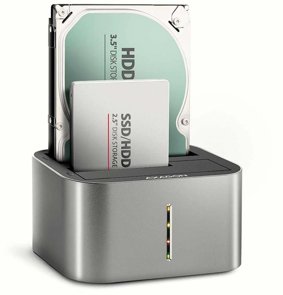 AXAGON | SuperSpeed USB DUAL 2,5"/3,5" HDD/SSD DUAL dokas | ADSA-DC
