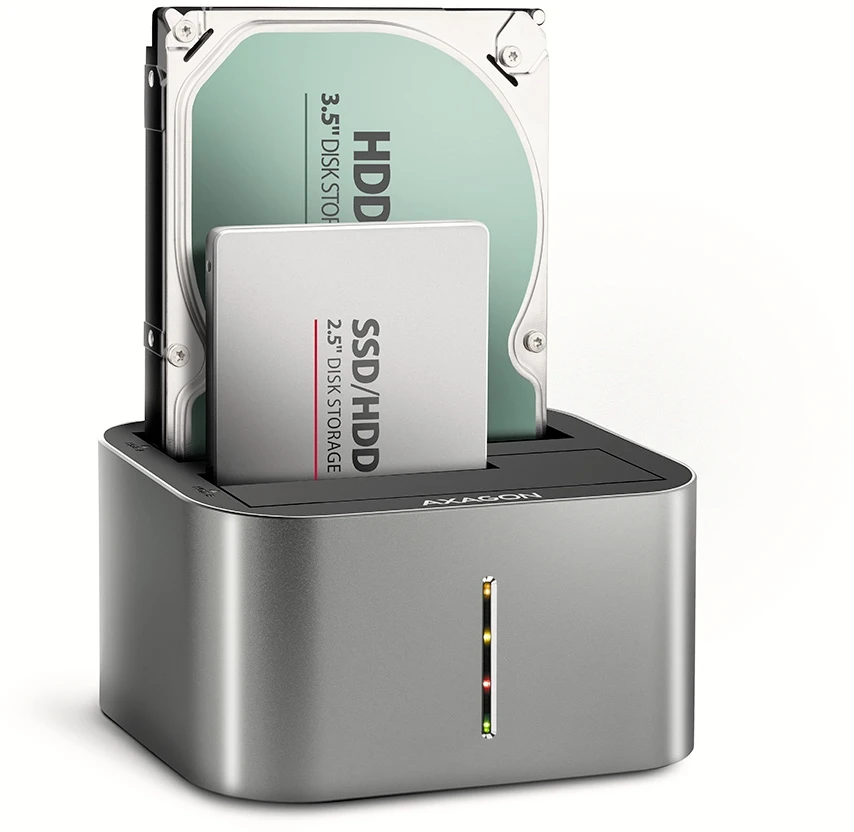 AXAGON | SuperSpeed USB DUAL 2,5"/3,5" HDD/SSD DUAL dokas | ADSA-DC