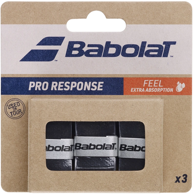 Babolat Pro Response x 3 overgrippi, musta
