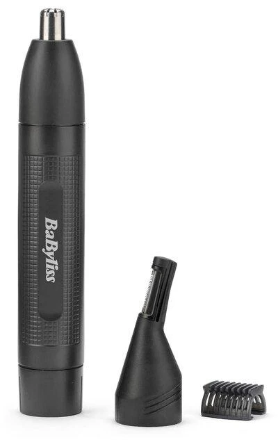 Sveikata ir asmeninė priežiūra - BaByliss Men Nosies Ir Ausų Žoliapjovė E652E, Plaunamos Priedai, Juoda