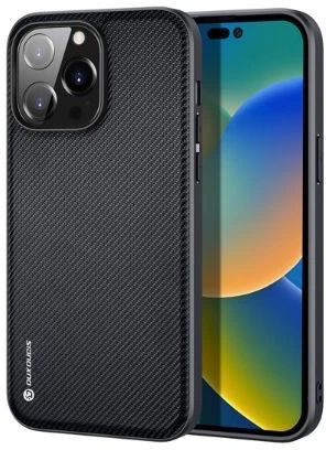 Dux Ducis Fino dėklas skirtas iPhone 14 Pro Max, juodas