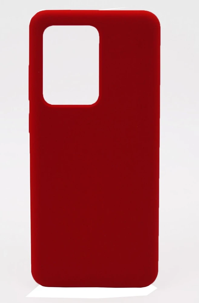Evelatus Samsung Galaxy S20 Ultra Premium Soft Touch Silikoninis dėklas Raudona