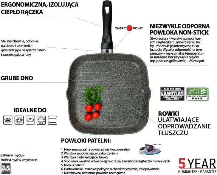 Ballarini grilio keptuvė 28cm