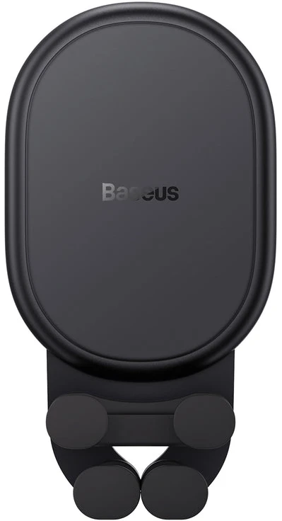 Baseus stabilus gravitacinis automobilinis telefono laikiklis ventiliacijos grotelėms - juodas