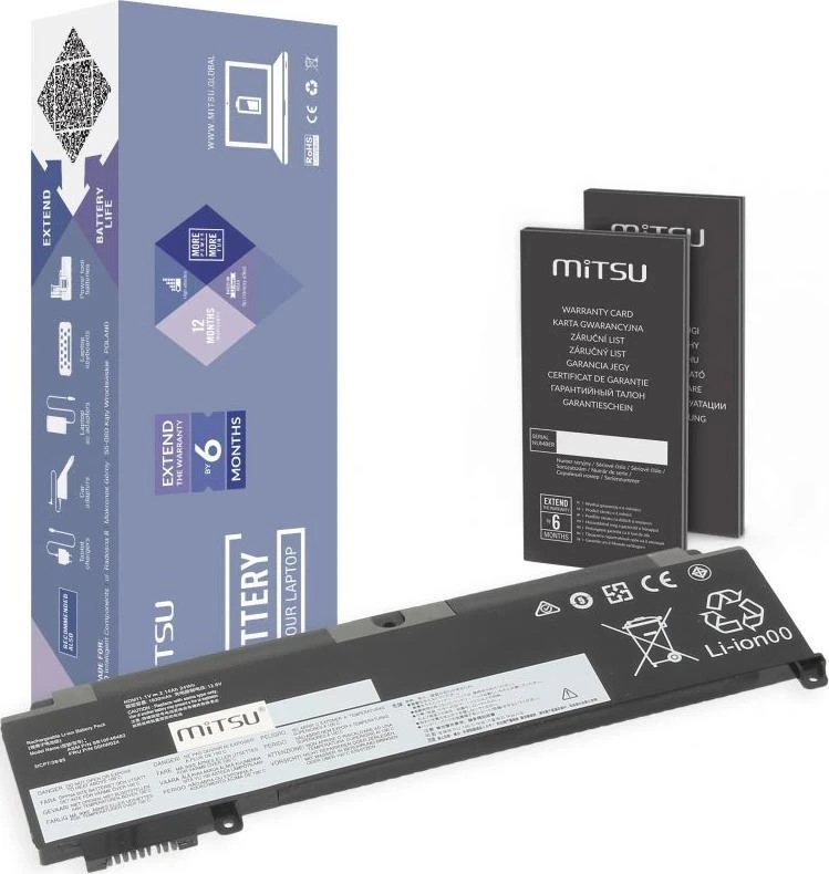 Movano „Mitsu Bateria do T460s“ / „T470s“ 2140 mAh (24 Wh) 11,1–10,8 V