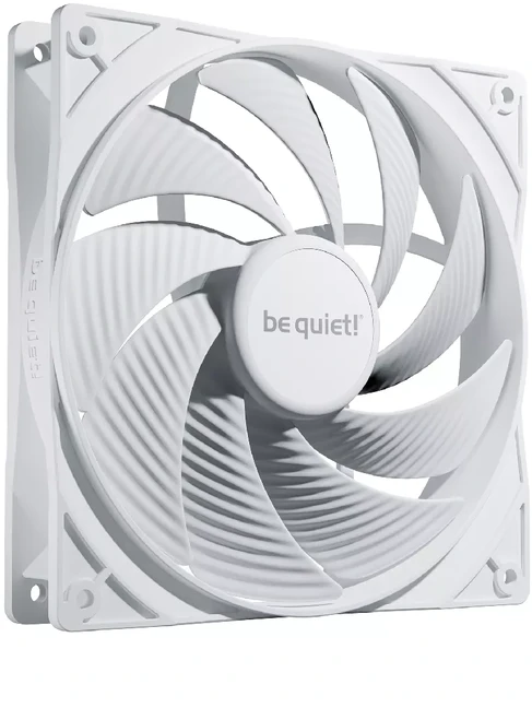 Be Quiet! tyliai! PURE WINGS 3 140 mm PWM didelio greičio, balti