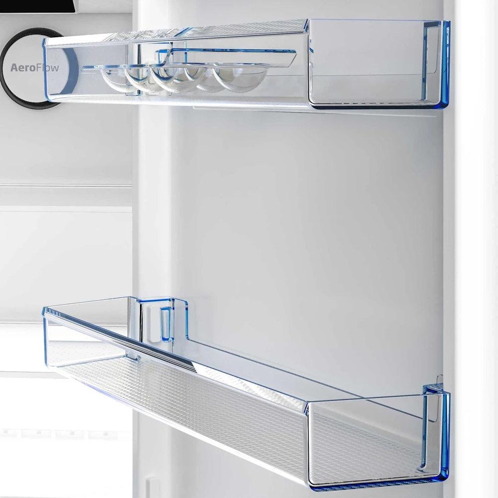 BEKO Šaldytuvas | B5RCNA405HXBR1 | Energy efficiency class D | Free standing | Combi | Height 203.5 cm | No Frost system | Šaldytuvas net capacity 249 L | Šaldiklis net capacity 106 L | Ekranas | 36 dB | Juodas