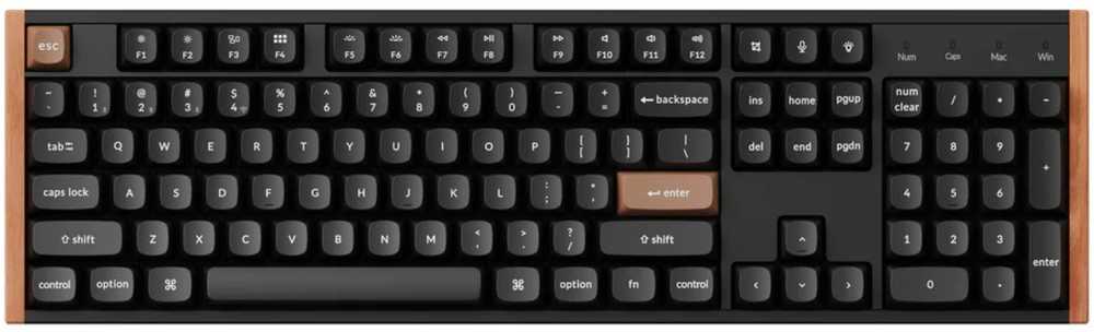 Keychron K10 HE Wireless (K10H-F1) – US išdėstymas – Gateron Magnetic Nebula – Carbon Juodas (Juoda) Magnetinė Belaidė Žaidimų Klaviatūra