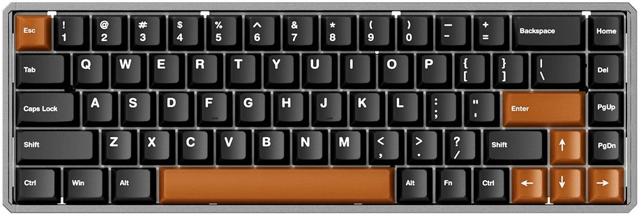 Belaidė klaviatūra MOD68-HE/02N-02H-00T-02E-02Q-02K AKKO