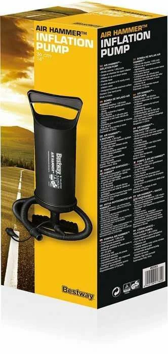 Bestway 62003 rankinė pompa Pastatoma oro pompa Juoda