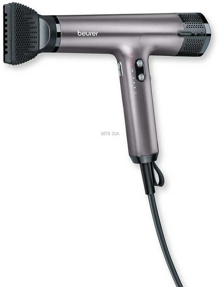 Sveikata ir asmeninė priežiūra - Beurer Plaukų džiovintuvas HC 100 1700W Metal Pilkas