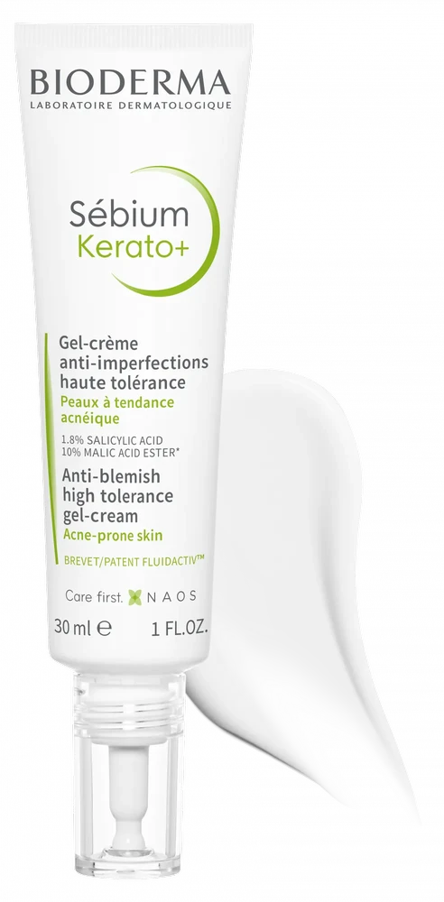 Bioderma Sébium Kerato+ Gelis-kremas aknės paveiktai odai ,30 ml