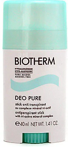 Biotherm Deo Pure Antiperspirant Stick 48H pieštukinis antiperspirantas, 40 ml