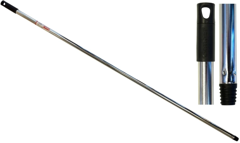 Šluotos kotas Sauber metalinis, chromuotas 130cm