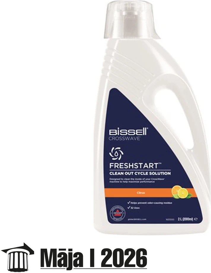 CrossWave įrenginio valymo skystis Bissell FreshStart Clean-Out Cycle Solution, 2 L