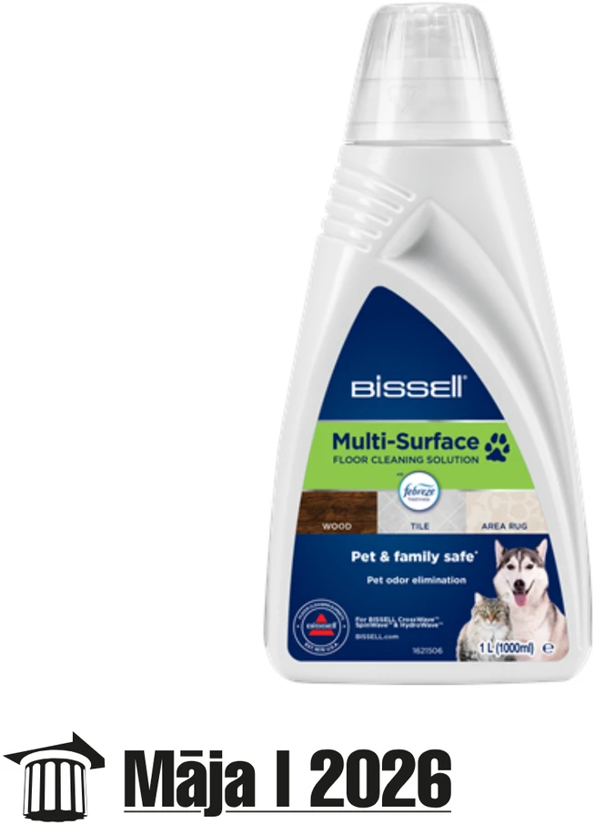 Universali valymo priemonė Bissell Multi Surface Pet Formula, 1 L