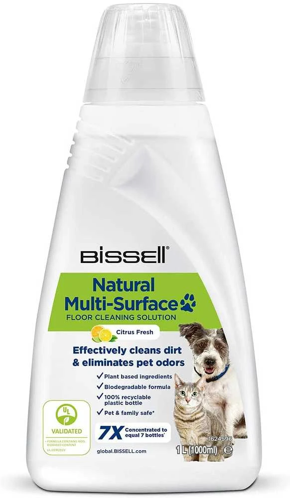 Natūralus grindų valymo skystis Bissell Natural Multi-Surface Pet, 1 L