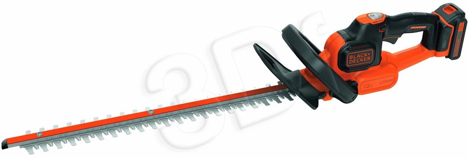 Black & Decker Juodas & Decker Akumuliatorinės gyvatvorių žirklės GTC18452PC 18V 2Ah 45 cm, Juodas & Decker