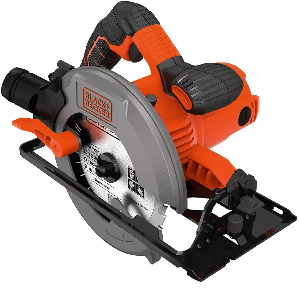 Black & Decker Juodas & Decker Diskinis pjūklas Juodas & Decker CS1550-QS