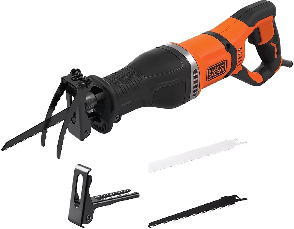 Black & Decker Juodas & Decker Tiesinis pjūklas Juodas & Decker BES301-QS; 750 W
