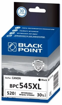Black Point Juodas Point Rašalas Juodas Point Ink BPC545XL (juodas)