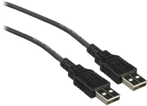Goobay Kabelis USB type A kištukas - USB type A kištukas, USB 2.0, 1.8 m, Juoda