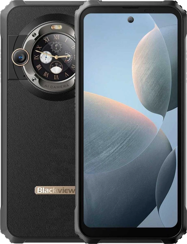 Blackview BL9000 5G 6.78" Corning 7th FHD+IPS 1080x2460 120Hz, 12GB/512GB, MT6891Z aštuonių branduolių 2.6GHz procesorius, 50MP priekinė/13MP+50MP galinė kamera, NFS, Harman Audio EFX, pirštinių režimas, 8800mAh baterija, C tipo, Android 13, dvi SIM kortelės, SD kortelės lizdas, Interstellar Juodas
