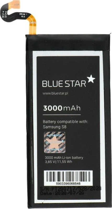 BlueStar Blue Star Mėlynas STAR PREMIUM baterija, skirta SAMSUNG S8 3000 mAh