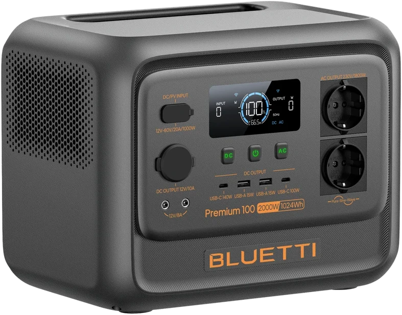 Nešiojama elektros stotelė Bluetti 100 V2 1024 Wh