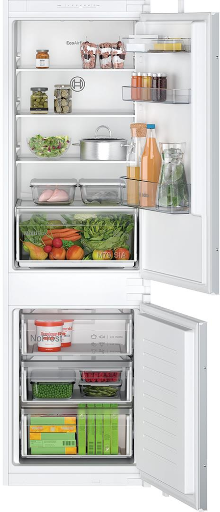 Įmontuojamasis šaldytuvas Bosch KIN86NSE0 NoFrost