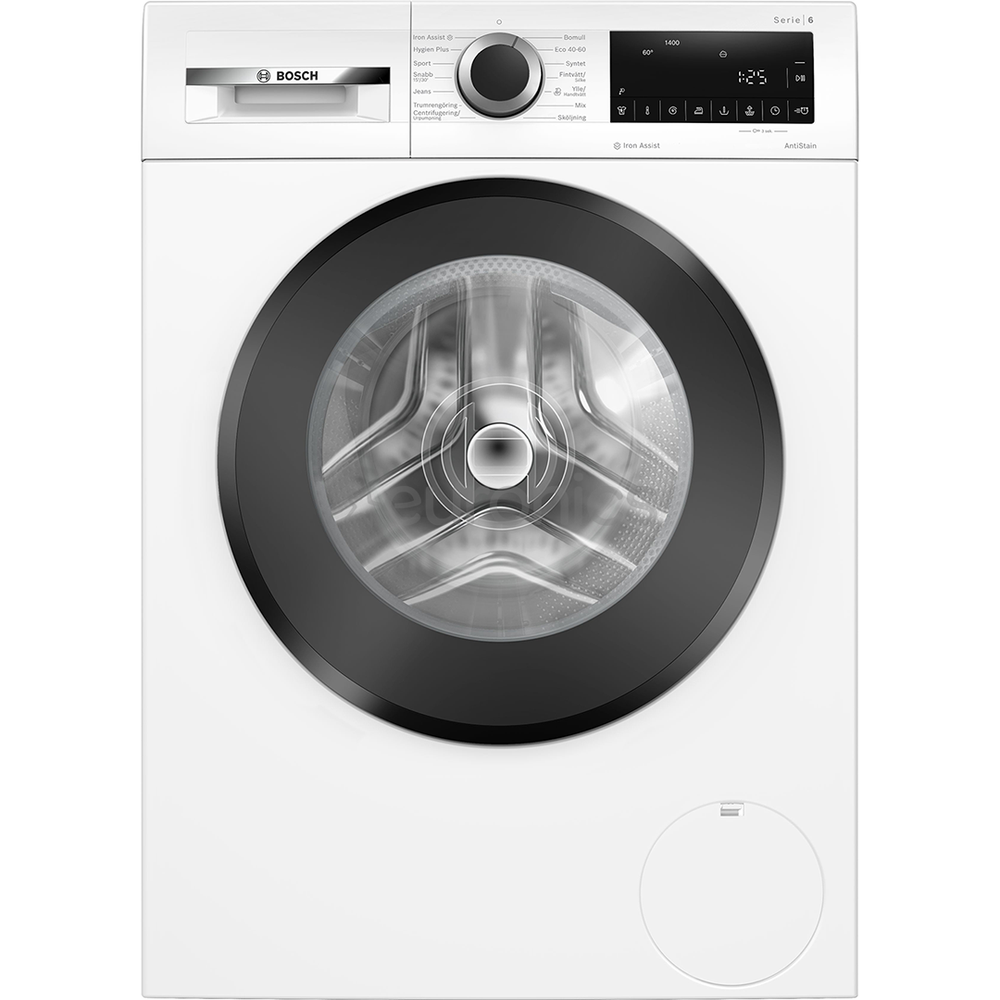 Skalbimo mašina Bosch WGG244Z0SN Serija 6, Skalbyklė, pakraunama iš priekio, 9kg, 1400 aps/min