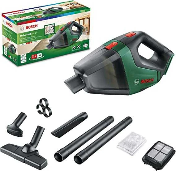 Akumuliatorinis dulkių siurblys Bosch UniversalVac 18, be akumuliatoriaus ir įkroviklio