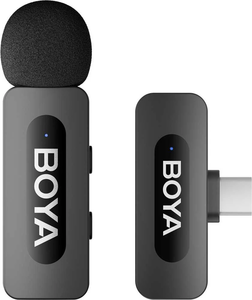 „Boya Ultra Compact“ belaidis mikrofonas BY-V10, skirtas „Android“.