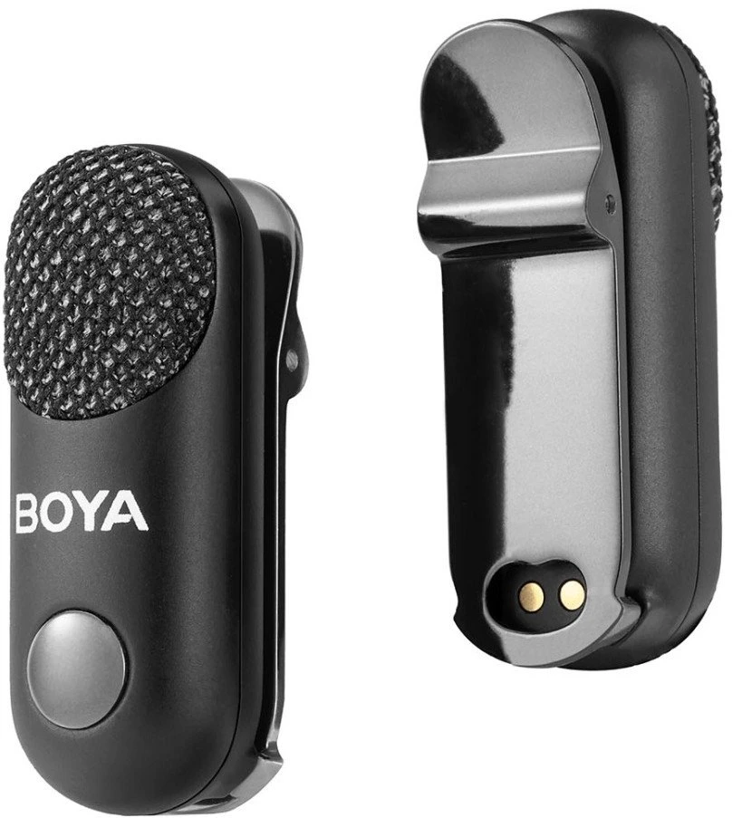 Mikrofonas BOYA MAGIC-02 belaidis 2.4GHz USB-C - juoda