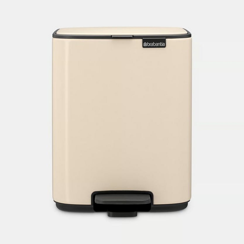 Brabantia Bo Pedal Bin 7L - Soft rusvai gelsvas