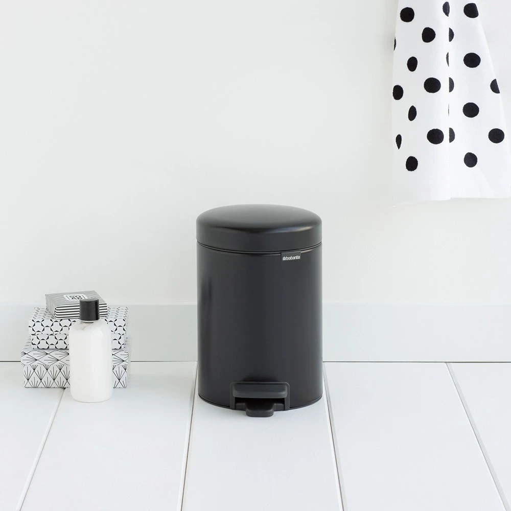 Šiukšliadėžė Brabantia 3 L, 11 33 21 juoda matinė