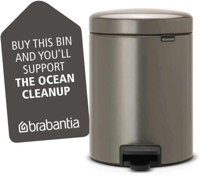 Brabantia Šiukšlių dėžė, NewIcon, 5L - Platinum