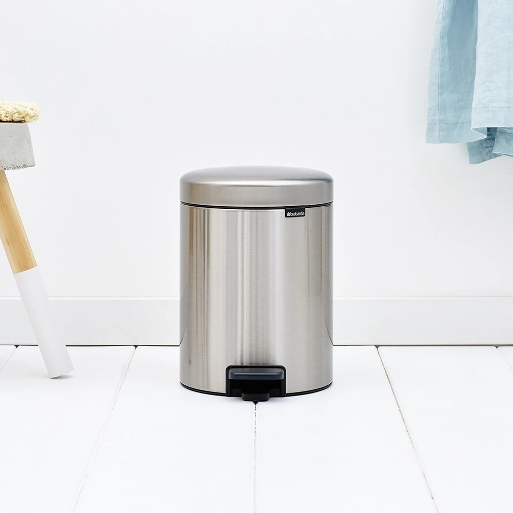 Brabantia Šiukšlių dėžė, NewIcon, 5L - Matt Steel