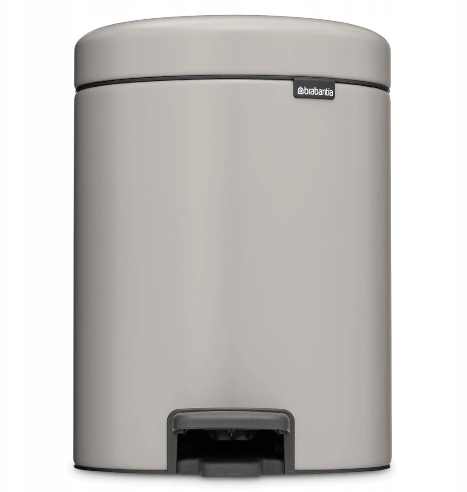 BRABANTIA šiukšlių dėžė su pedalu NewIcon 5 l Soft Pilkas