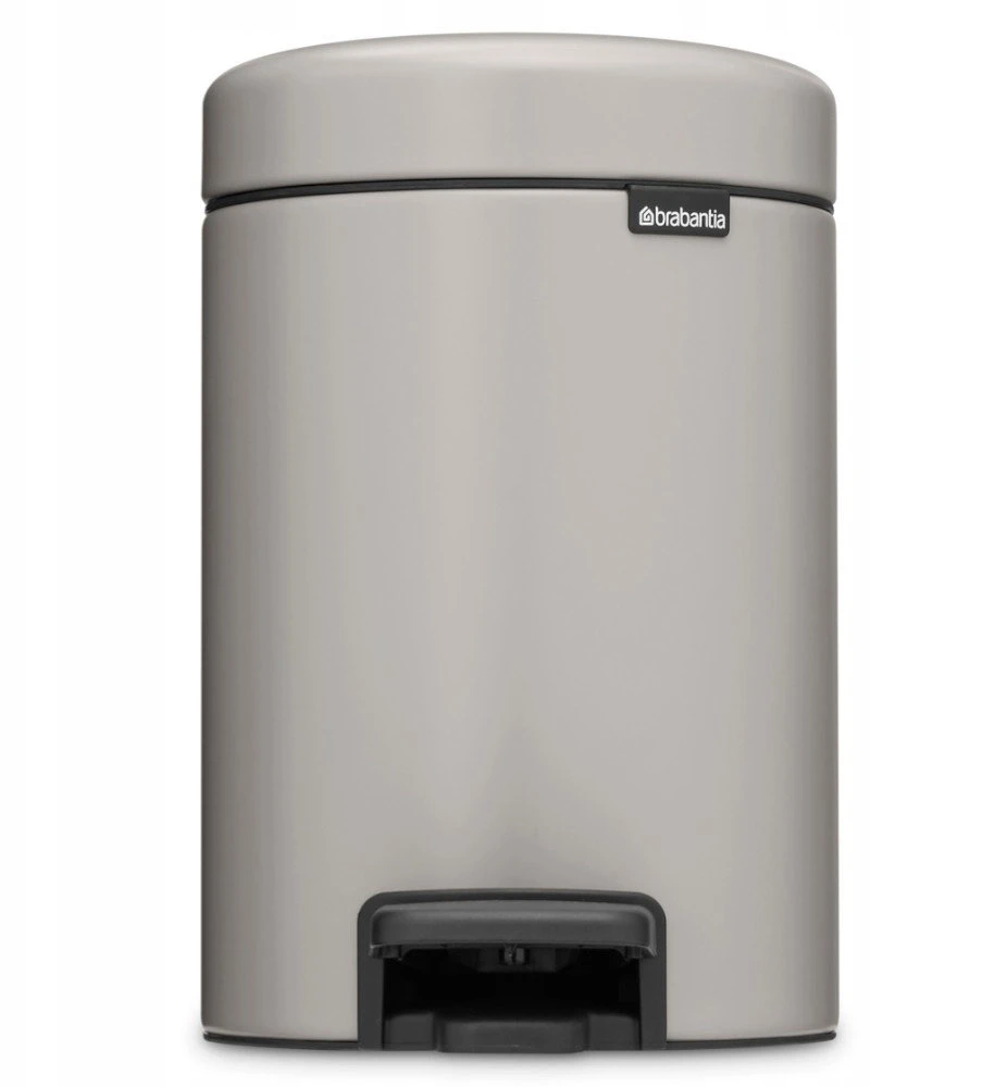 Brabantia atkritumu tvertne ar pedāli NewIcon, 3l, soft pilkas