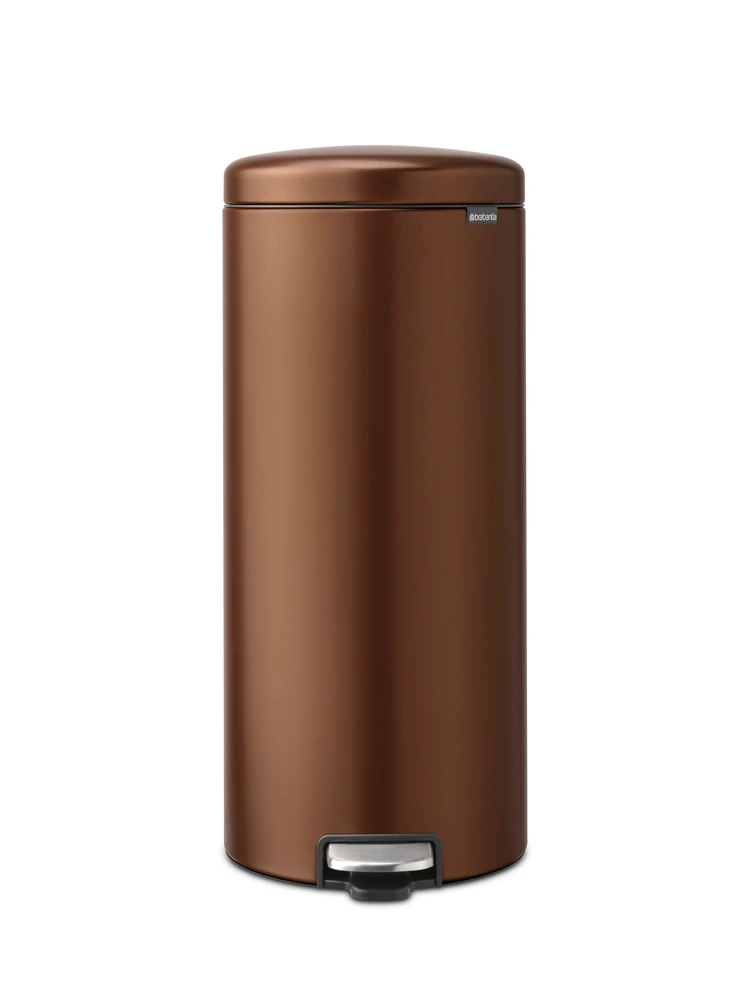 Brabantia Šiukšliadėžė su pedalu NewIcon, 30 litrų, šiltos bronzos spalvos